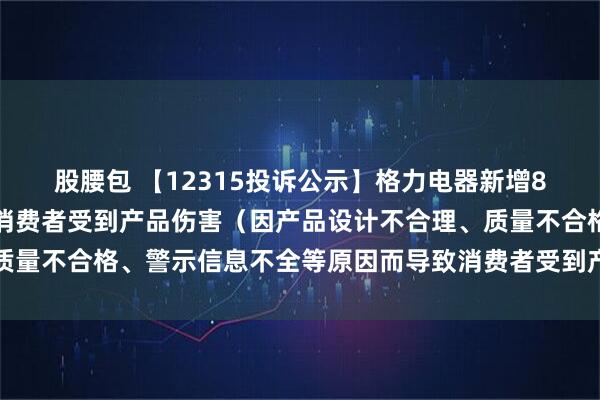 股腰包 【12315投诉公示】格力电器新增8件投诉公示，涉及导致消费者受到产品伤害（因产品设计不合理、质量不合格、警示信息不全等原因而导致消费者受到产品伤害）问题等