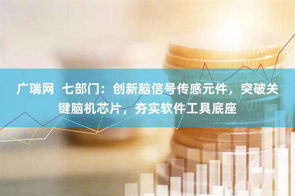 广瑞网  七部门：创新脑信号传感元件，突破关键脑机芯片，夯实软件工具底座