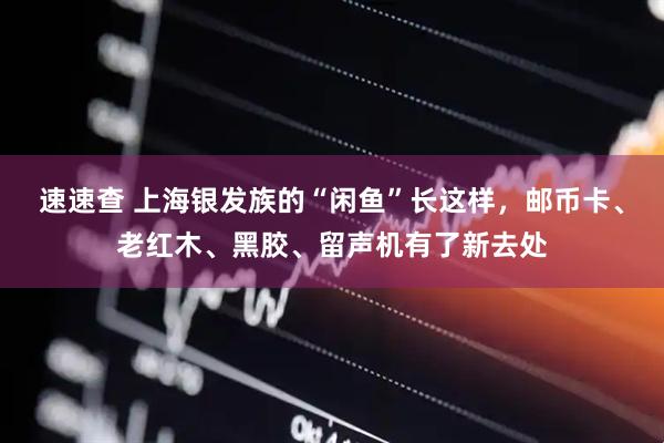 速速查 上海银发族的“闲鱼”长这样，邮币卡、老红木、黑胶、留声机有了新去处